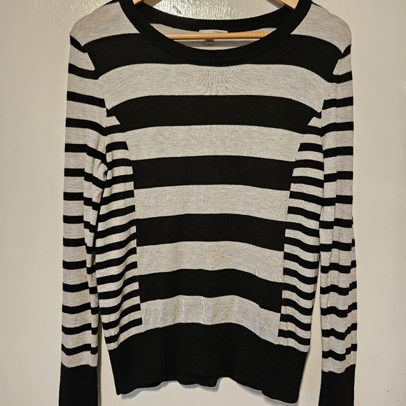 Halogen Cashmere Blend Stripe Sweater - Picture 2 of 9